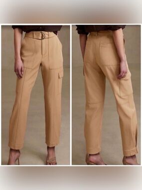Banana Republic Voyage Cargo Pant in Khaki